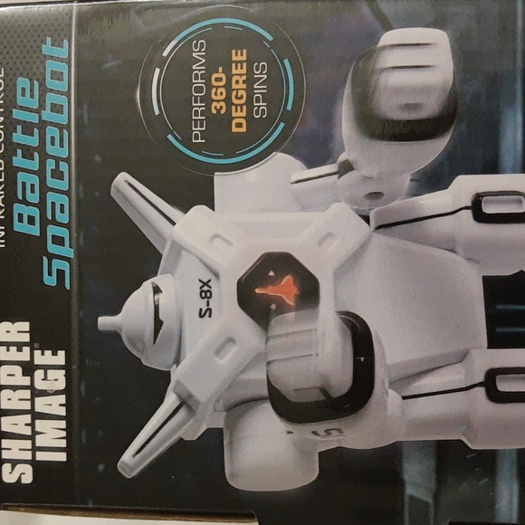 Sharper Image Infrared Control RC Wireless Battle Spacebot Mini Robot SEALED - Picture 10 of 14